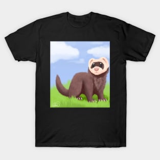 Ferret in the grass T-Shirt